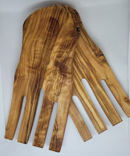 Load image into Gallery viewer, Olive Wood Salad Hands OL212
