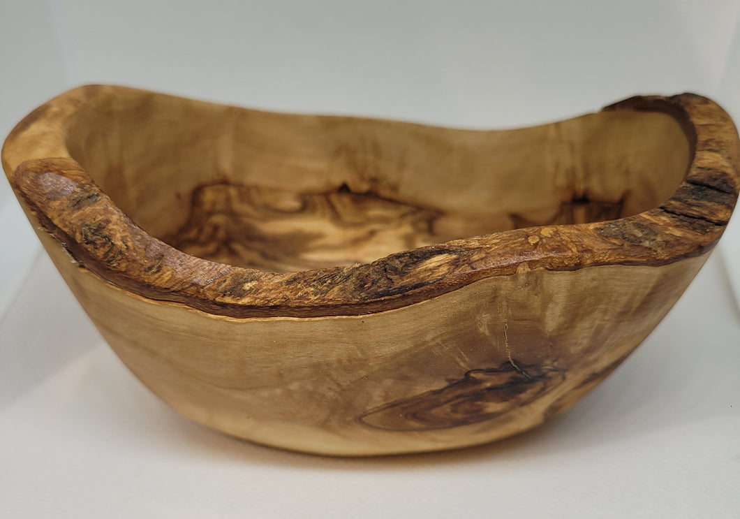 Olive Wood Rustic Bowl OL340