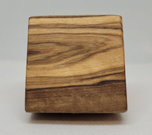 Load image into Gallery viewer, Olive Wood Square Bottle Stopper
